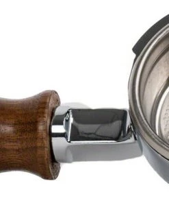 Gaggia Bottomless (Naked) Portafilter - 58mm - W/ Walnut Handle