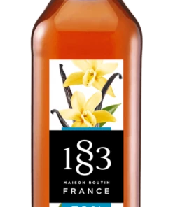 1883 Vanilla Syrup With 30% Less Sugar - 1L (Glass Bottle)
