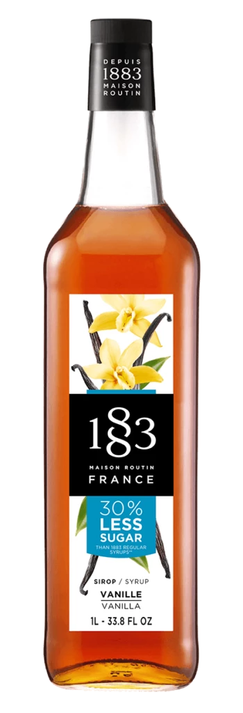 1883 Vanilla Syrup With 30% Less Sugar - 1L (Glass Bottle) 3 1883 Vanilla Syrup With 30% Less Sugar - 1L (Glass Bottle)