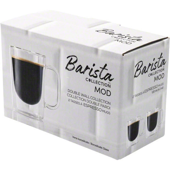 Safdie & Co. Barista Mod Espresso Mugs – Double Wall – Set Of 2 – 120 Ml Tea 5 Safdie & Co. Barista Mod Espresso Mugs – Double Wall – Set Of 2 – 120 Ml Tea