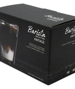 Tea Safdie & Co. Barista Vintage Cappuccino Glasses – Double Wall – Set Of 2 – 250 Ml 7 Tea Safdie & Co. Barista Vintage Cappuccino Glasses – Double Wall – Set Of 2 – 250 Ml