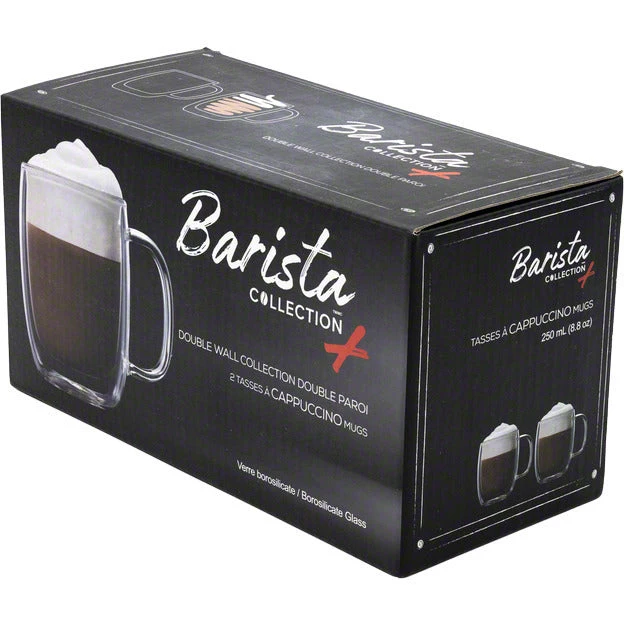 Safdie & Co. Barista Plus Double Wall Cappuccino Mugs - Set Of 2 - 250 Ml Tea 5 Safdie & Co. Barista Plus Double Wall Cappuccino Mugs - Set Of 2 - 250 Ml Tea