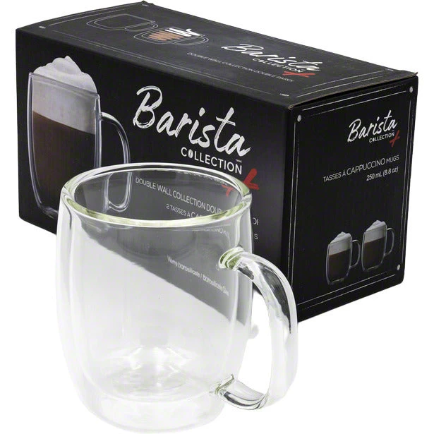Safdie & Co. Barista Plus Double Wall Cappuccino Mugs - Set Of 2 - 250 Ml Tea 4 Safdie & Co. Barista Plus Double Wall Cappuccino Mugs - Set Of 2 - 250 Ml Tea