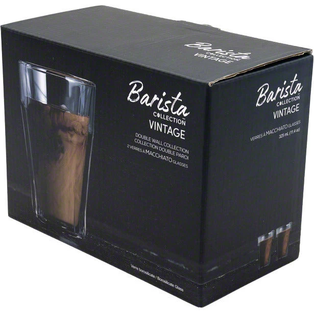 Safdie & Co. Barista Vintage Macchiato Glasses – Double Wall – Set Of 2 – 325 Ml Tea 5 Safdie & Co. Barista Vintage Macchiato Glasses – Double Wall – Set Of 2 – 325 Ml Tea