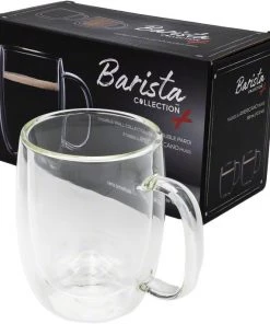 Safdie & Co. Barista Plus Double Wall Americano Mugs - Set Of 2 - 350 Ml
