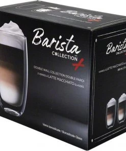 Tea Safdie & Co. Barista Plus Double Wall Latte Macchiato Glasses - Set Of 2 - 380 Ml 7 Tea Safdie & Co. Barista Plus Double Wall Latte Macchiato Glasses - Set Of 2 - 380 Ml