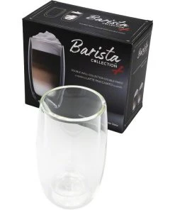 Tea Safdie & Co. Barista Plus Double Wall Latte Macchiato Glasses - Set Of 2 - 380 Ml