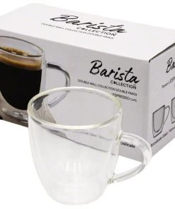 Safdie & Co. Barista Double Wall Espresso Mugs – Set Of 2 - 75 Ml 7 Safdie & Co. Barista Double Wall Espresso Mugs – Set Of 2 - 75 Ml