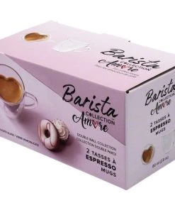 Safdie & Co. Barista Amore Espresso Mugs – Double Wall - Set Of 2 - 80 Ml 9 Safdie & Co. Barista Amore Espresso Mugs – Double Wall - Set Of 2 - 80 Ml