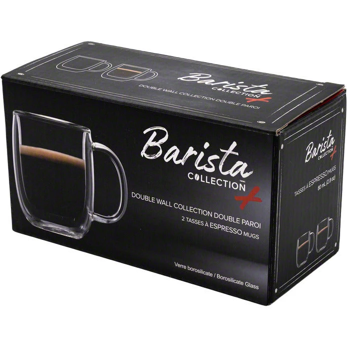 Tea Safdie & Co. Barista Plus Double Wall Espresso Mug - Set Of 2 - 80 Ml 4 Tea Safdie & Co. Barista Plus Double Wall Espresso Mug - Set Of 2 - 80 Ml
