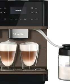 Miele CM6360 Super Automatic Espresso Machine - Obsidian Black/Bronze Pearl Tea