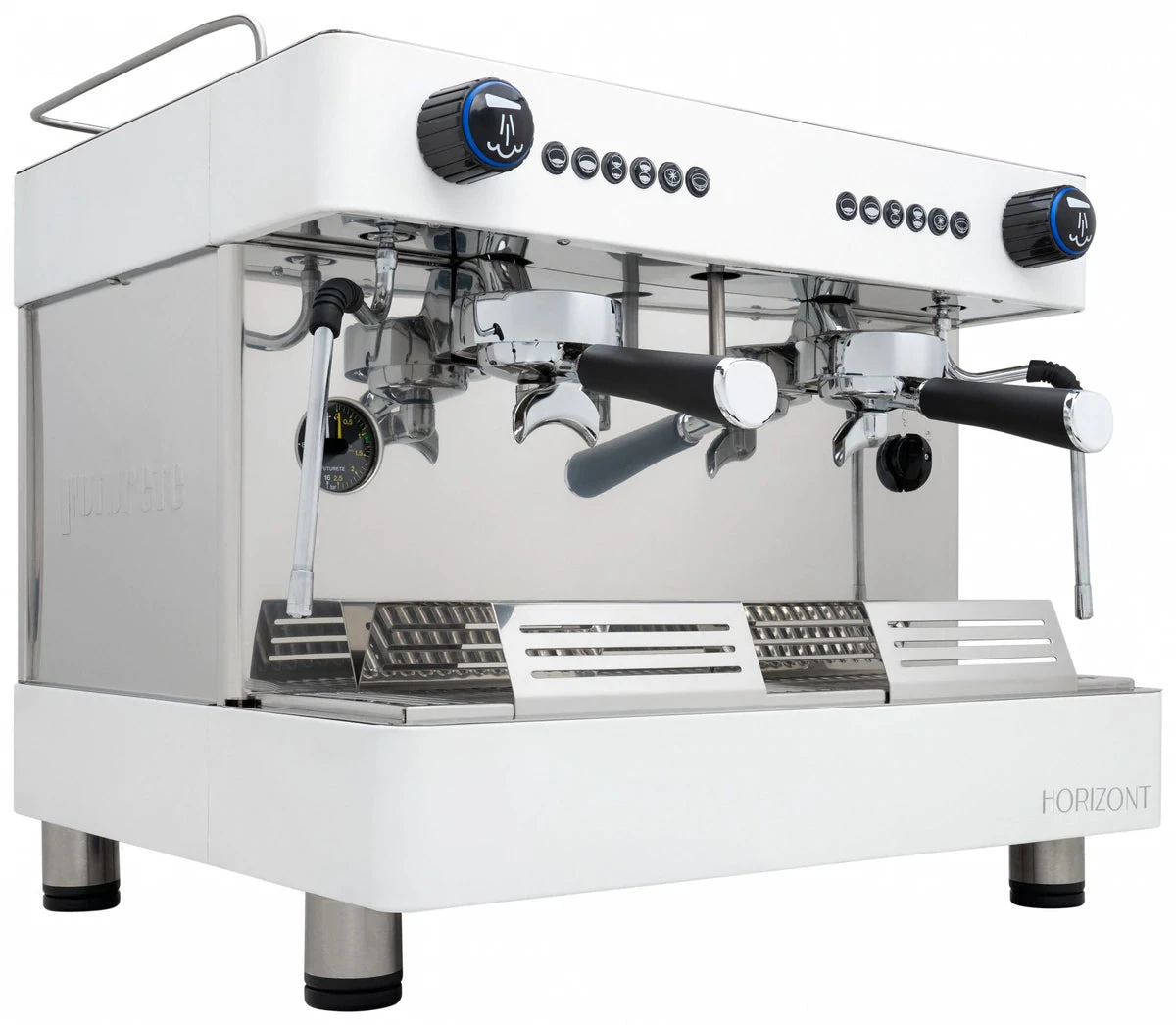 Futurete Horizont Compact Digital Espresso Machine - 2 Groups - White 3 Futurete Horizont Compact Digital Espresso Machine - 2 Groups - White