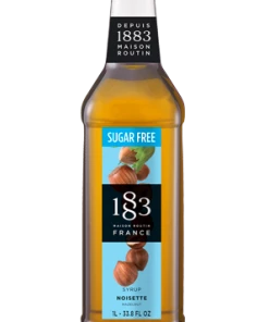1883 Hazelnut Syrup - 1L - Sugar Free (PET Bottle)