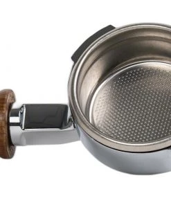 Gaggia Bottomless (Naked) Portafilter - 58mm - W/ Walnut Handle