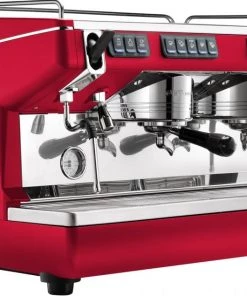 Nuova Simonelli Appia Life - 2 Group - Volumetric W/ Easy Cream - Heart Red
