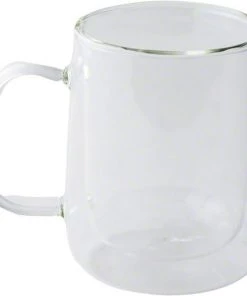 Safdie & Co. Barista Loft Cappuccino Mugs - Double Wall – Set Of 2 – 260 Ml Tea