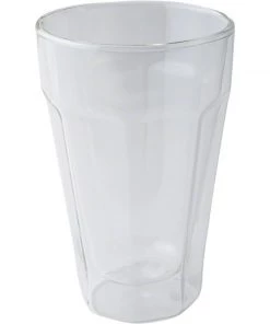 Safdie & Co. Barista Vintage Latte Glasses – Double Wall – Set Of 2 – 475 Ml Tea