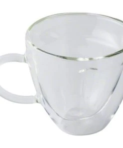 Tea Safdie & Co. Barista Amore Cappuccino Mugs - Double Wall – Set Of 2 - 180 Ml