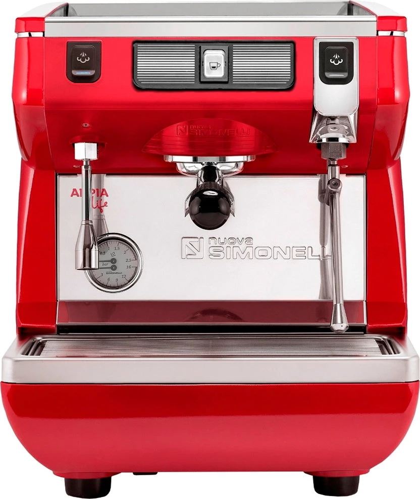Nuova Simonelli Appia Life - Single Group - Semi Automatic - Heart Red 3 Nuova Simonelli Appia Life - Single Group - Semi Automatic - Heart Red