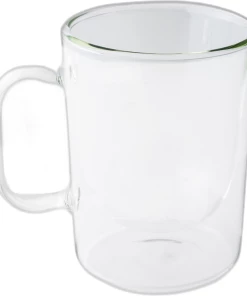 Safdie & Co. Barista Mod Americano Mugs – Double Wall - Set Of 2 - 370 Ml