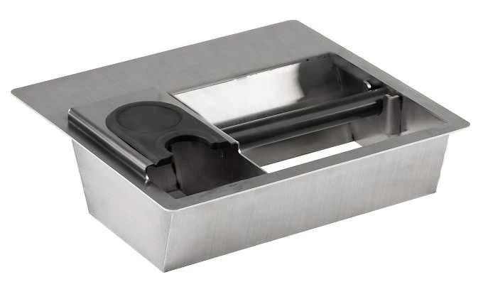 JoeFrex Countertop Knock Box Combi W/ Tamping Station Tea 3 JoeFrex Countertop Knock Box Combi W/ Tamping Station Tea