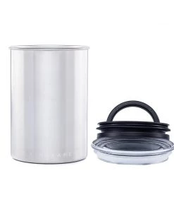 Planetary Designs Airscape 64oz Coffee Bean Canister - Chrome Tea