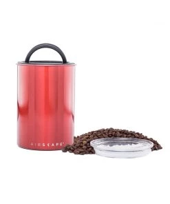Planetary Designs Airscape 64oz Coffee Bean Canister - Candy Apple Red Tea 5 Planetary Designs Airscape 64oz Coffee Bean Canister - Candy Apple Red Tea