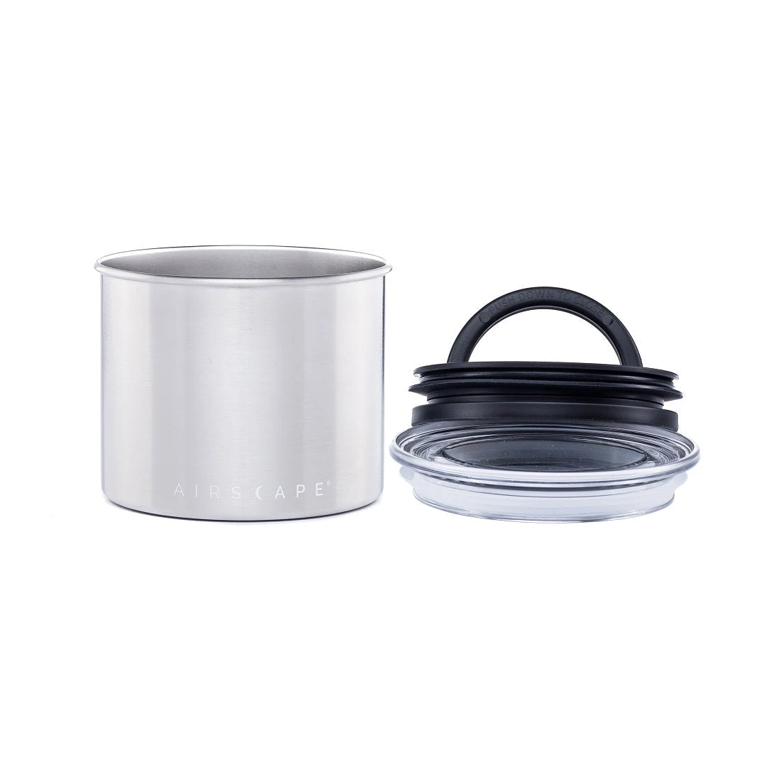 Planetary Designs Airscape 32oz Coffee Bean Canister - Chrome 3 Planetary Designs Airscape 32oz Coffee Bean Canister - Chrome
