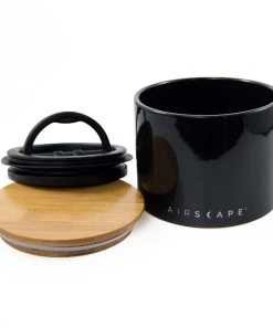 Planetary Designs Airscape Ceramic 32oz Coffee Bean Canister - Obsidian