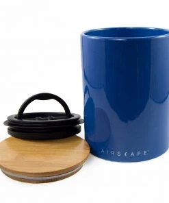 Planetary Designs Airscape Ceramic 64oz Coffee Bean Canister - Cobalt