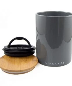 Planetary Designs Airscape Ceramic 64oz Coffee Bean Canister - Slate