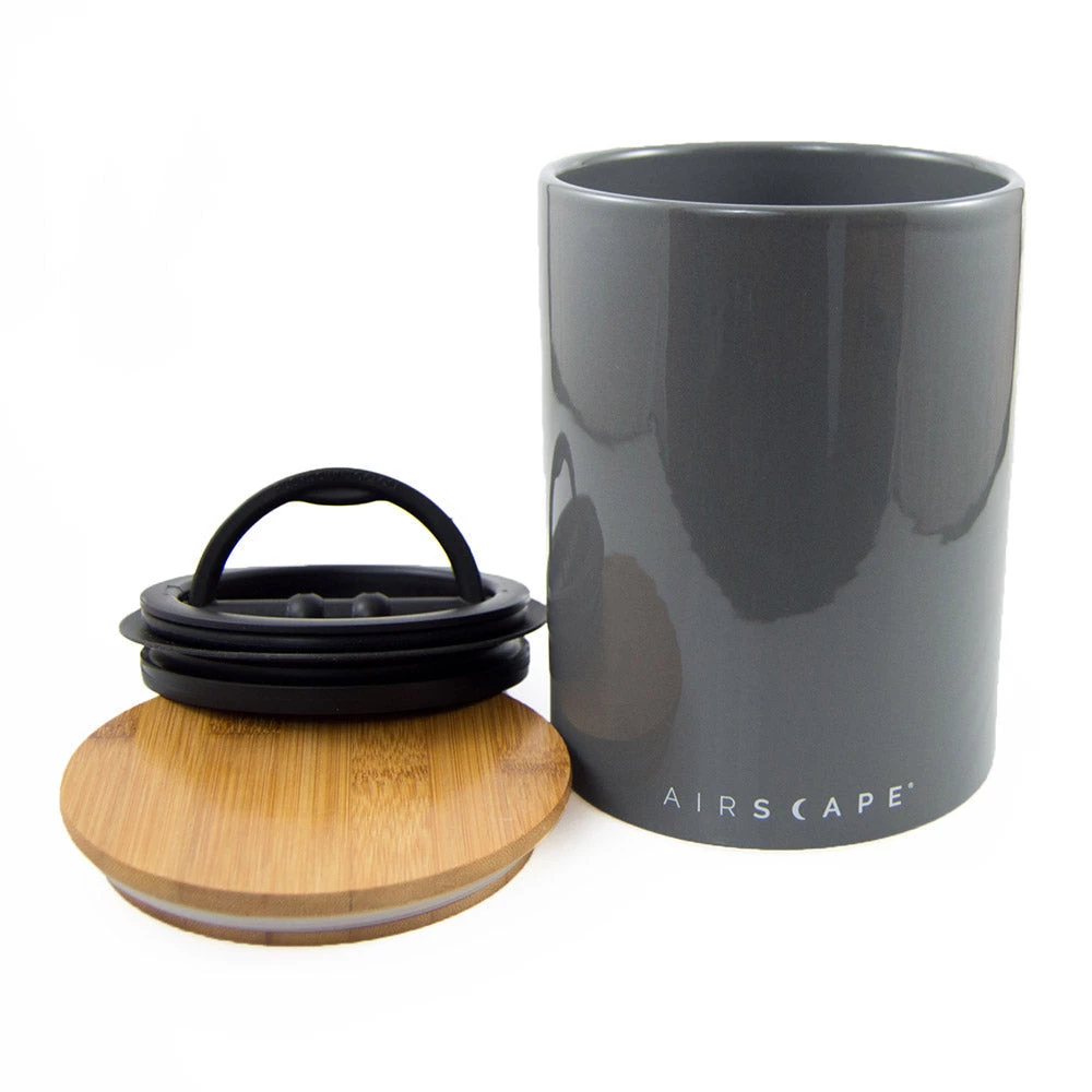 Planetary Designs Airscape Ceramic 64oz Coffee Bean Canister - Slate 3 Planetary Designs Airscape Ceramic 64oz Coffee Bean Canister - Slate