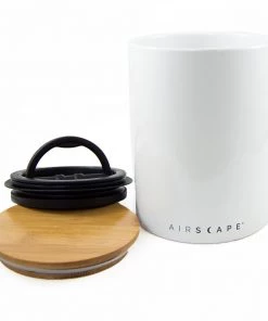 Planetary Designs Airscape Ceramic 64oz Coffee Bean Canister - Snowflake Tea