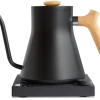 Tea Fellow Stagg EKG Pour-Over Kettle 0.9L - Matte Black + Maple 1 Tea Fellow Stagg EKG Pour-Over Kettle 0.9L - Matte Black + Maple