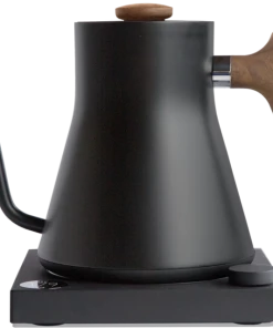Tea Fellow Stagg EKG Pour-Over Kettle 0.9L - Matte Black + Walnut