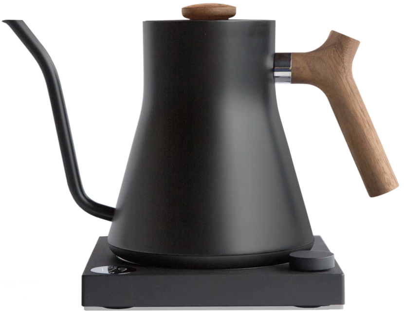 Tea Fellow Stagg EKG Pour-Over Kettle 0.9L - Matte Black + Walnut 3 Tea Fellow Stagg EKG Pour-Over Kettle 0.9L - Matte Black + Walnut