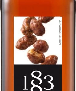 1883 Caramelised Peanut Syrup - 1L (Glass Bottle)