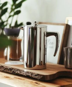 Tea Grosche Dublin Stainless Steel French Press 7 Tea Grosche Dublin Stainless Steel French Press