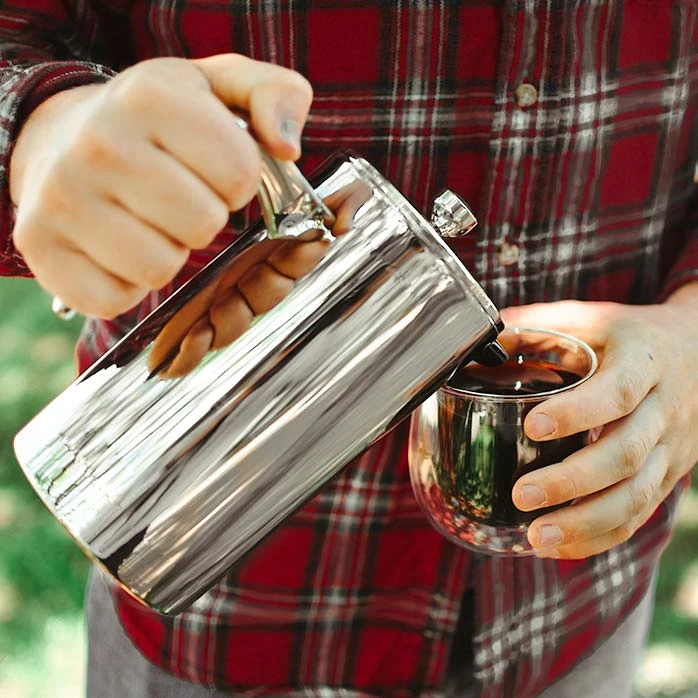 Tea Grosche Dublin Stainless Steel French Press 6 Tea Grosche Dublin Stainless Steel French Press