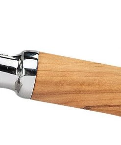 ECM Premium Stainless Steel Olive Wood Portafilter - 58mm - Bottomless Tea