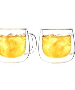 Tea Grosche Fresno Double Walled Cups With Handle - 270 Ml