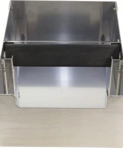 The Coffee Knock Drawer Company - Puck Box 2 Knock Box - Brushed Satin