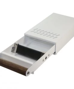 The Coffee Knock Drawer Company - Grounds Cub Pro Knock Box (Drawer) - Powdercoat White Tea