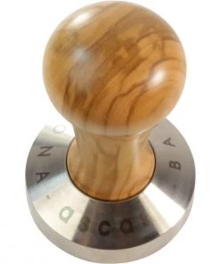 Ascaso 58mm Tamper W/ Olive Wood Handle Tea