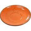 Inker 14.5 Cm Saucer - Cappuccino - Iris Dots Orange 1 Inker 14.5 Cm Saucer - Cappuccino - Iris Dots Orange