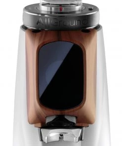 Fiorenzato F4 AllGround Burr Grinder - Arctic White And Walnut Wood Tea