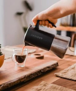 Tea Grosche Milano Stovetop Espresso Maker - Steel Black 16 Tea Grosche Milano Stovetop Espresso Maker - Steel Black