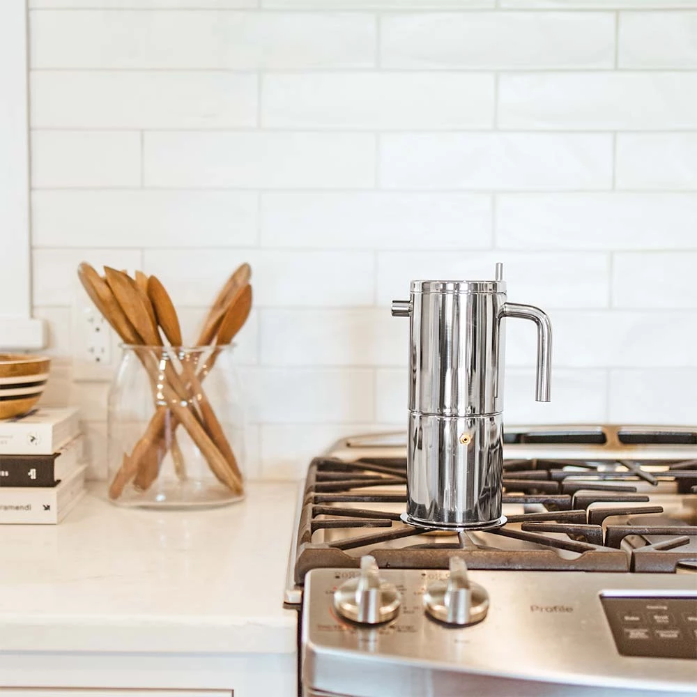 Tea Grosche Milano Stella Aroma Moka Espresso Maker - 8 Cups 6 Tea Grosche Milano Stella Aroma Moka Espresso Maker - 8 Cups