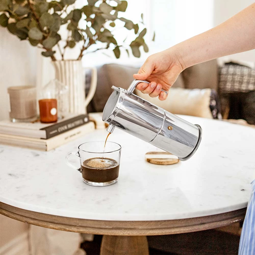 Tea Grosche Milano Stella Aroma Moka Espresso Maker - 8 Cups 7 Tea Grosche Milano Stella Aroma Moka Espresso Maker - 8 Cups