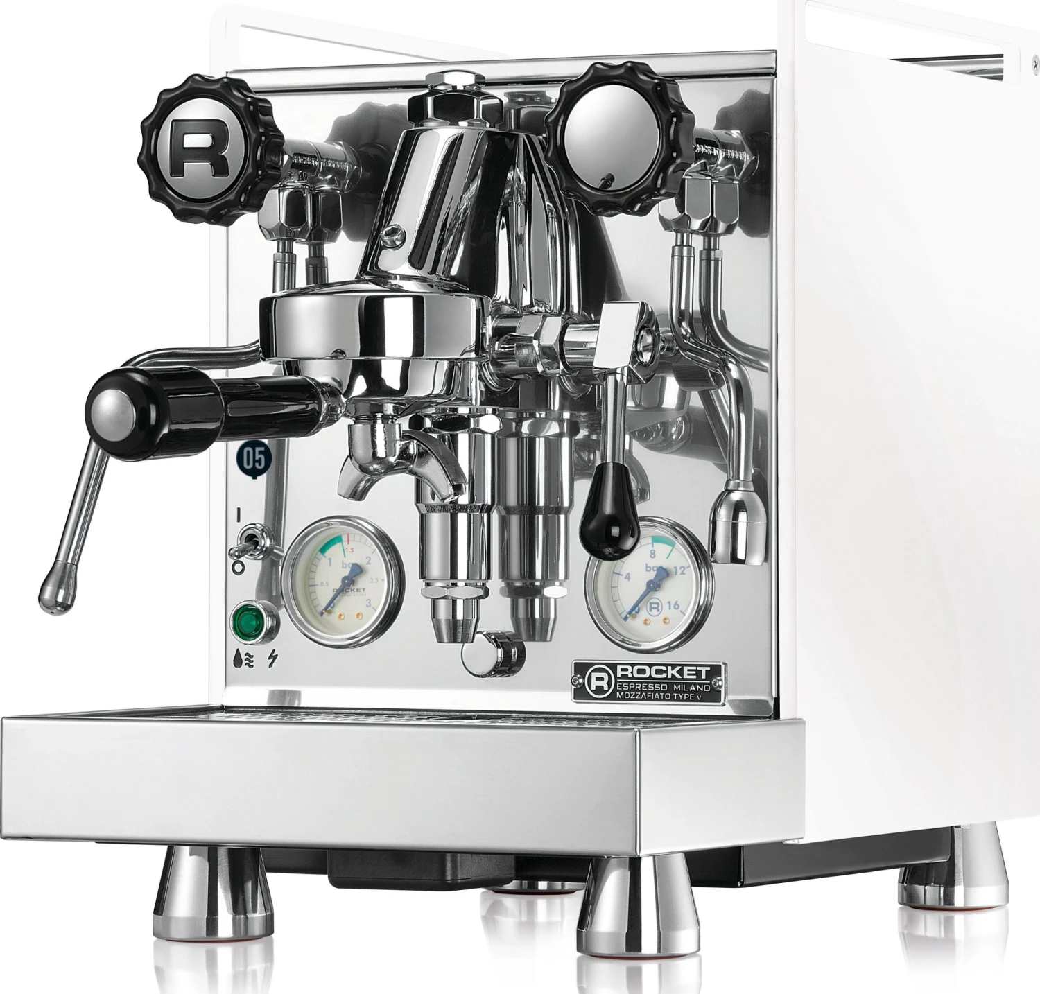 Tea Rocket Mozzafiato Cronometro Type V W/ PID And Timer - White 3 Tea Rocket Mozzafiato Cronometro Type V W/ PID And Timer - White